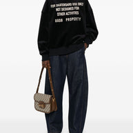 Golden Goose Graphic Sweatshirt In Black