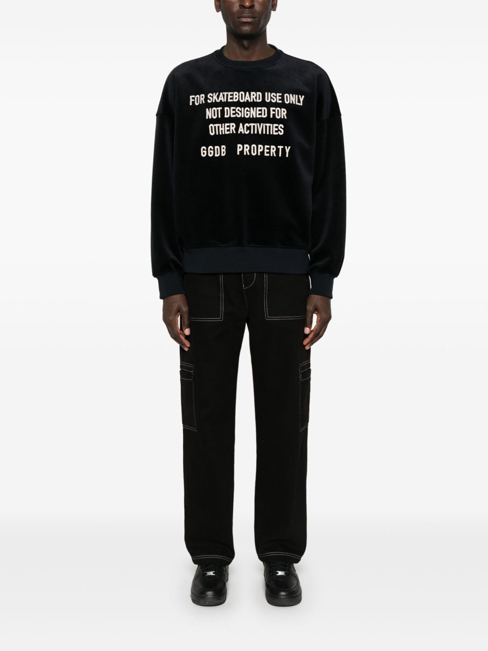 Golden Goose Graphic Sweatshirt Black