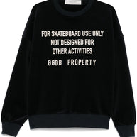 Golden Goose Graphic Sweatshirt In Black
