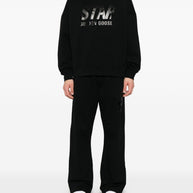 Golden Goose Star Sweatshirt In Black