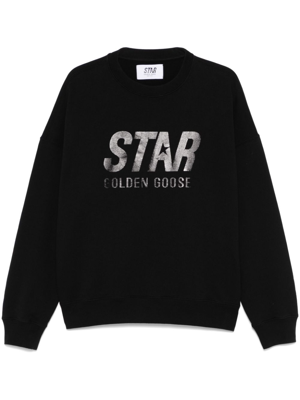 Golden Goose Star Sweatshirt In Black