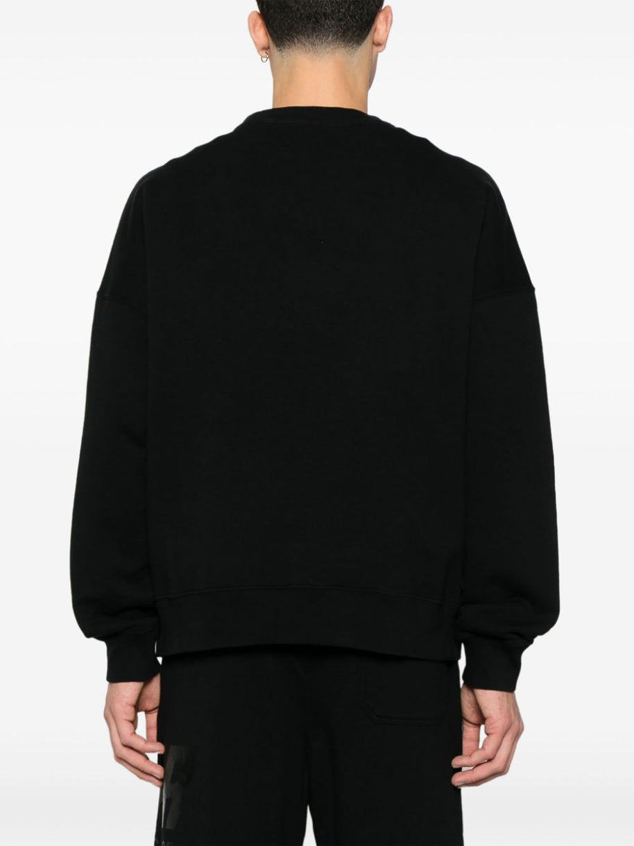 Golden Goose Star Sweatshirt In Black
