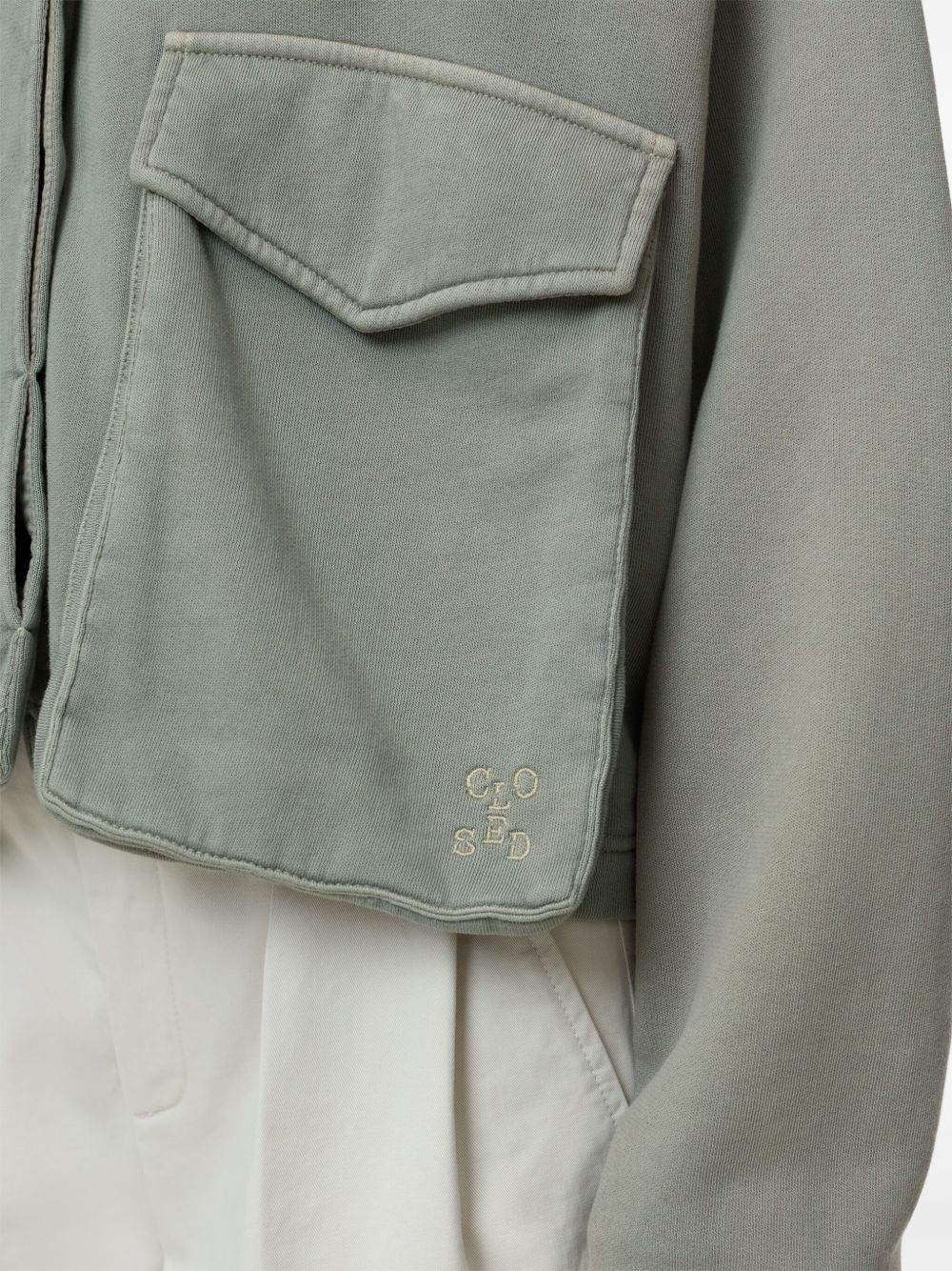 Closed Cotton Cotton Short Jacket Green