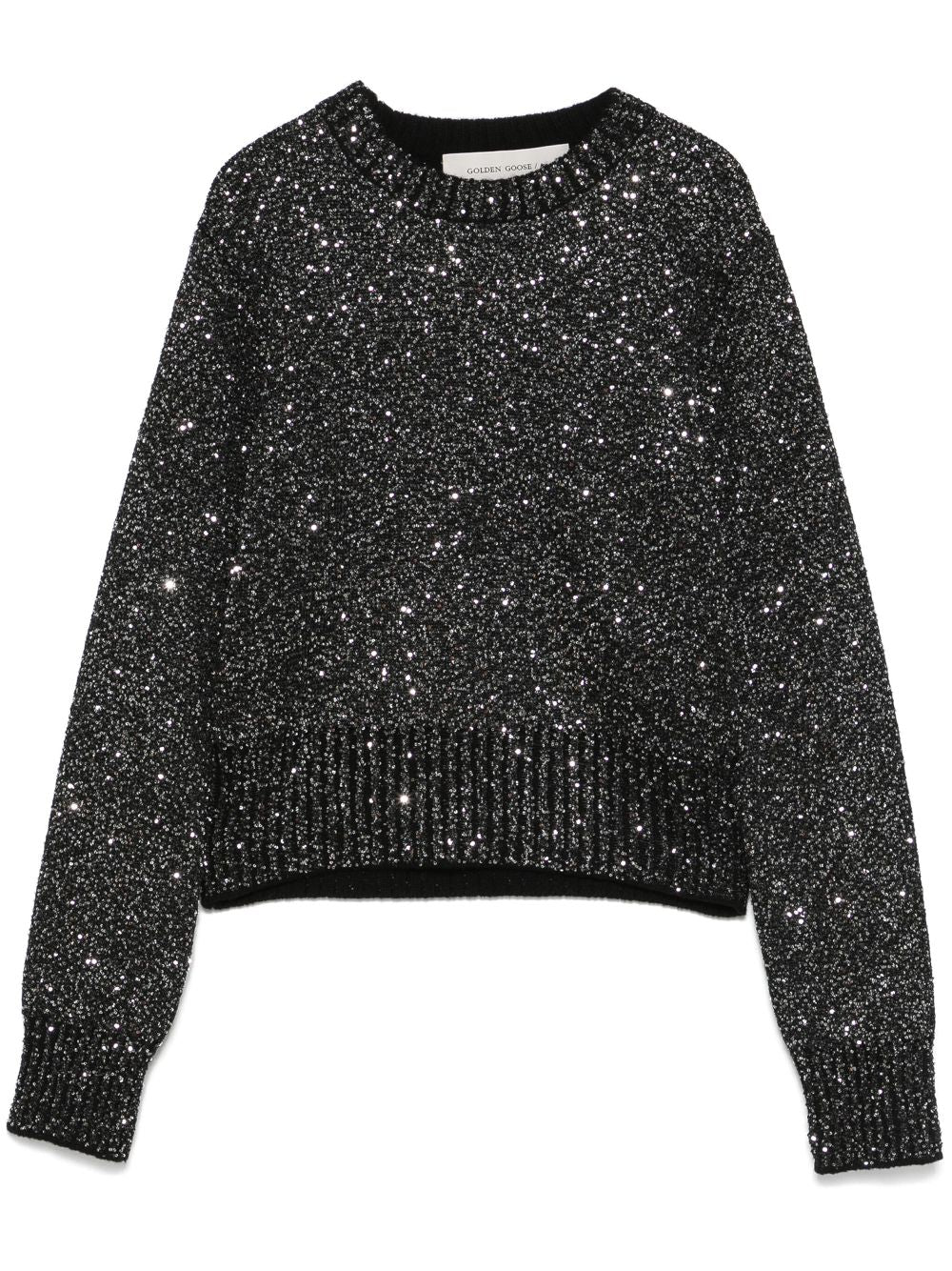 Golden Goose Sequin Embellished Sweater Black