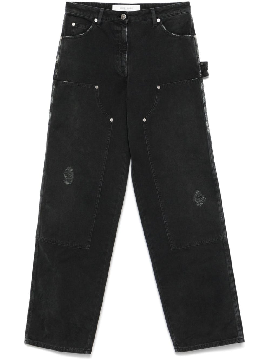 Golden Goose Marley Painter Jeans In Black