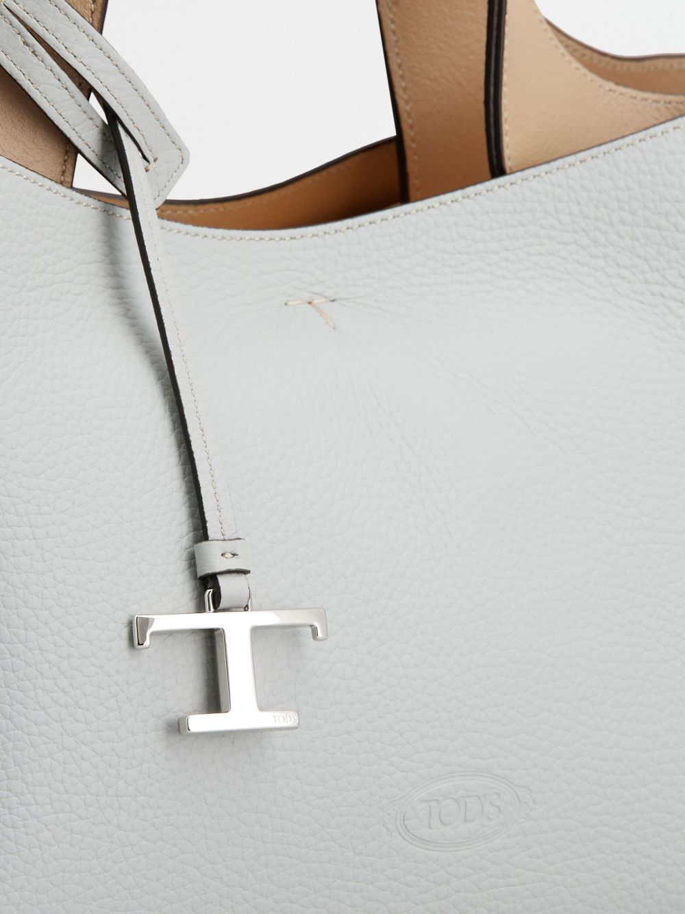 Tod's Mini Bag In Light Grey Leather