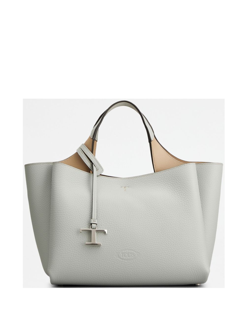 Tod's Mini Bag In Light Grey Leather