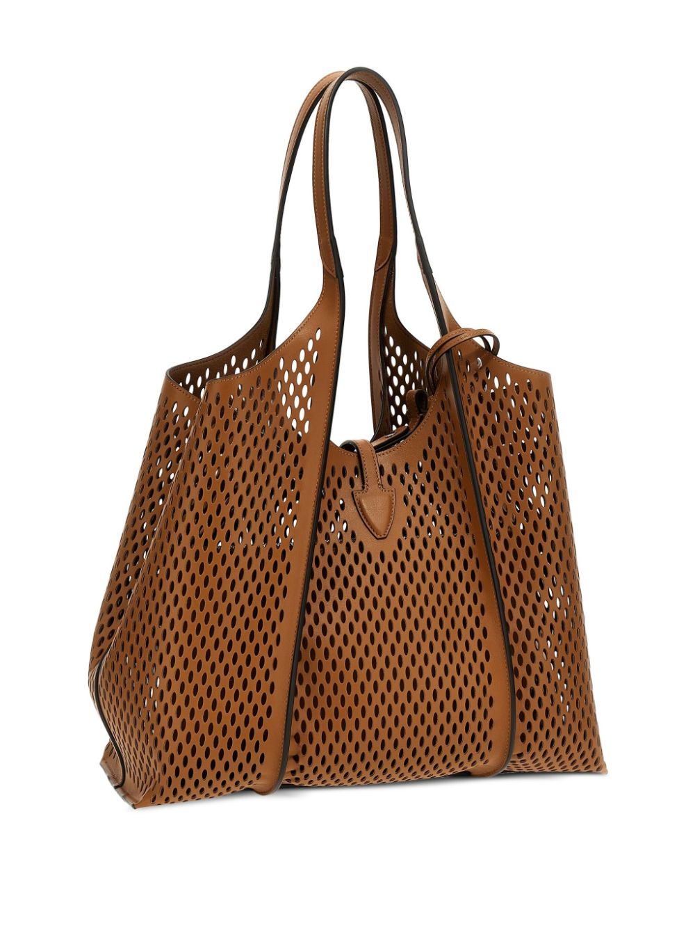 Tod's Medium T Timeless Shopping Bag Brown