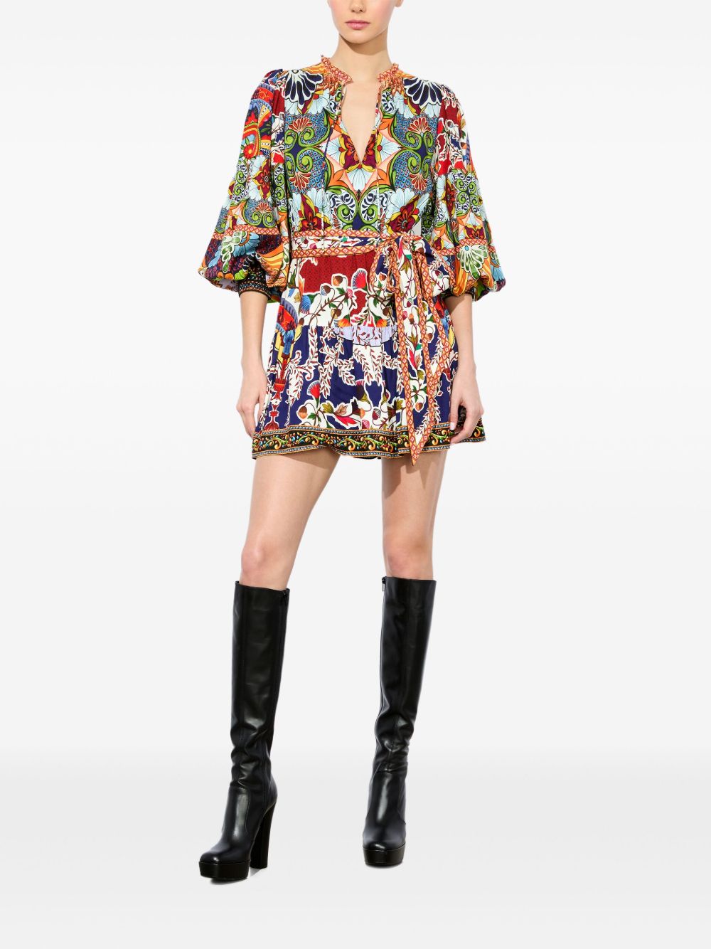 Alice + Olivia Mini Dress MultiColour