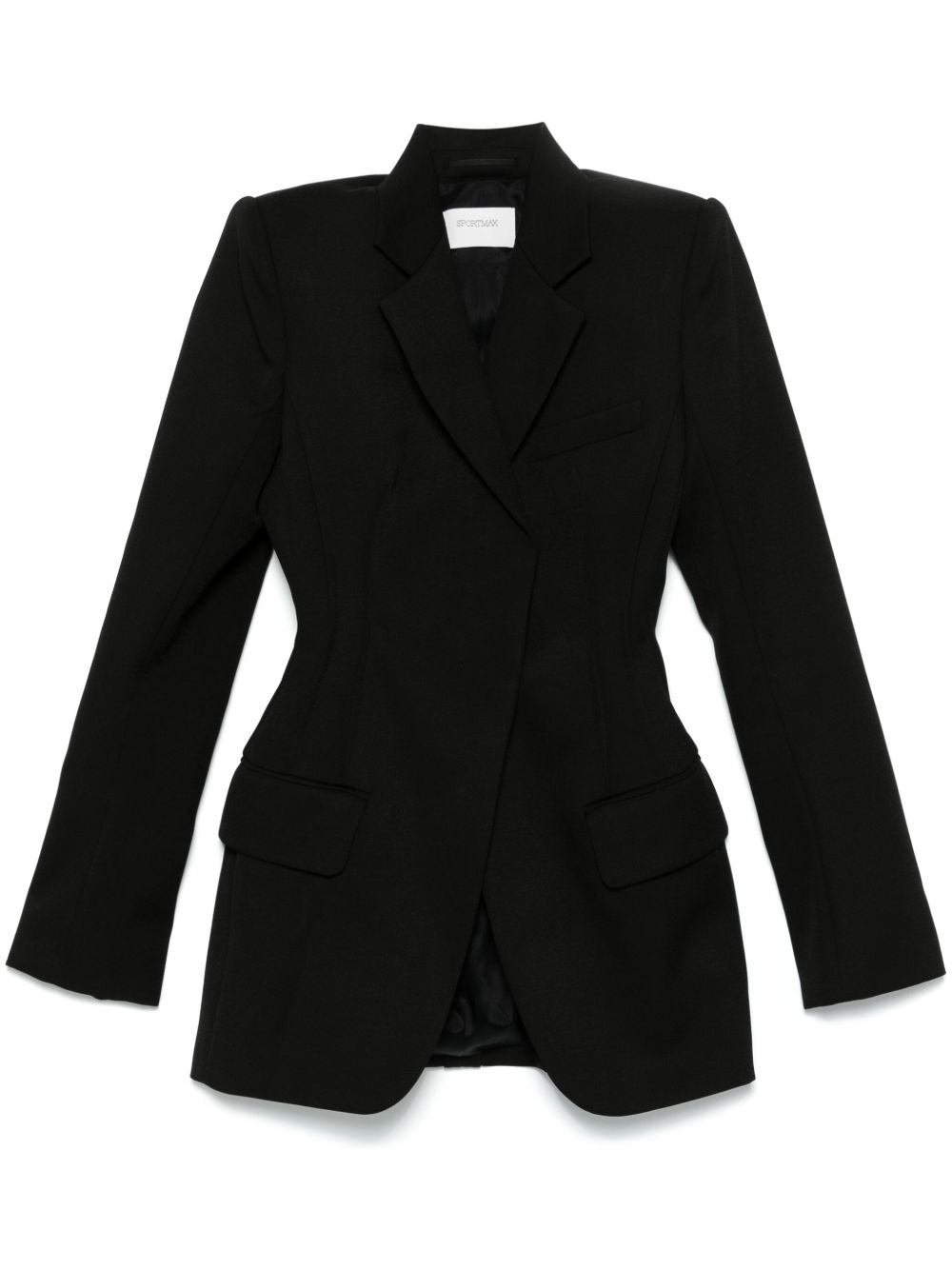 SPORTMAX PRE Single Breasted Jacket Black