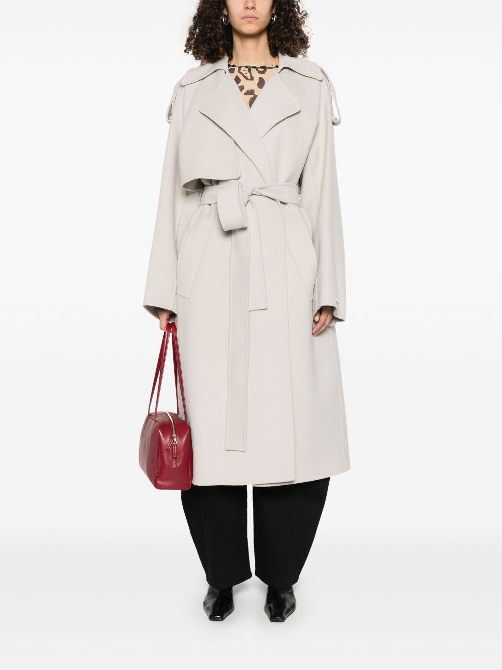 SPORTMAX PRE Wool Belted Coat