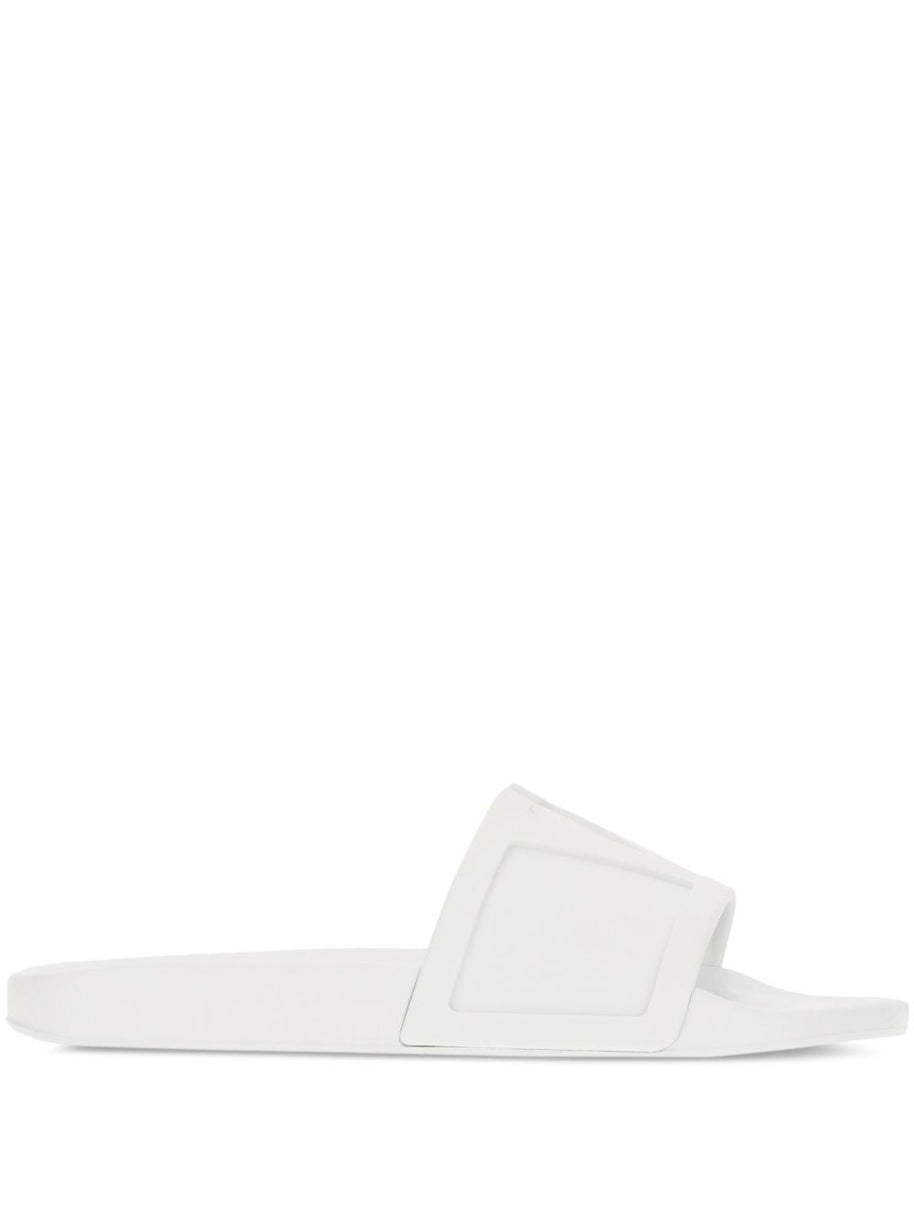 Valentino Garavani Coolside Pool Slide Sandal - White