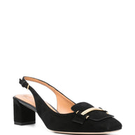 Tod's 50mm Suede Pumps With Back Strap