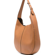 Tod's Leather Hobo Bag In Brown