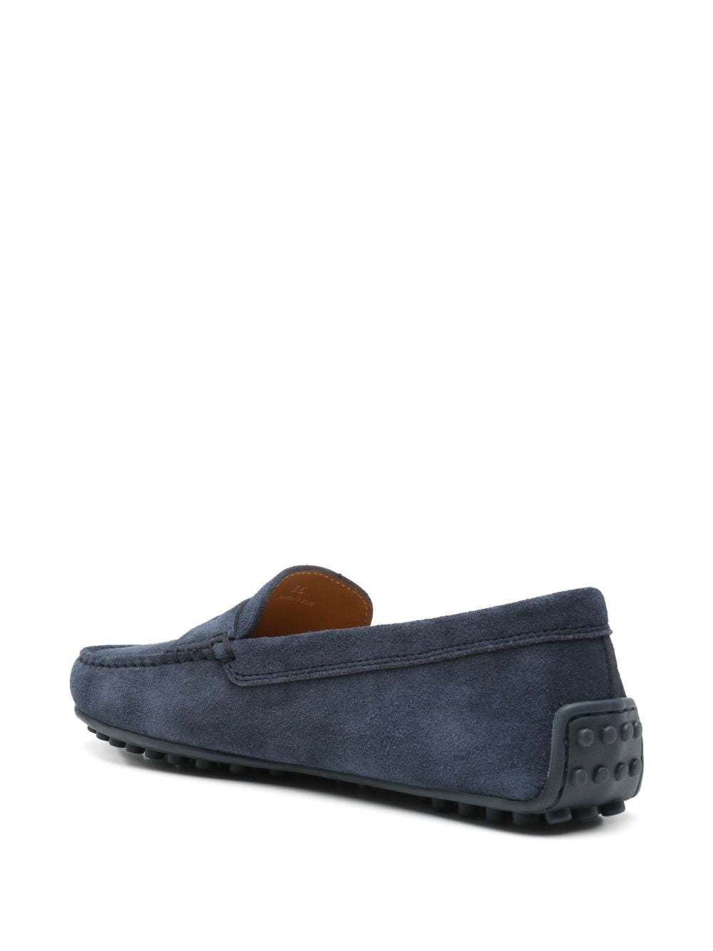 Tod's City Gommino Driving Shoes Blue Suede