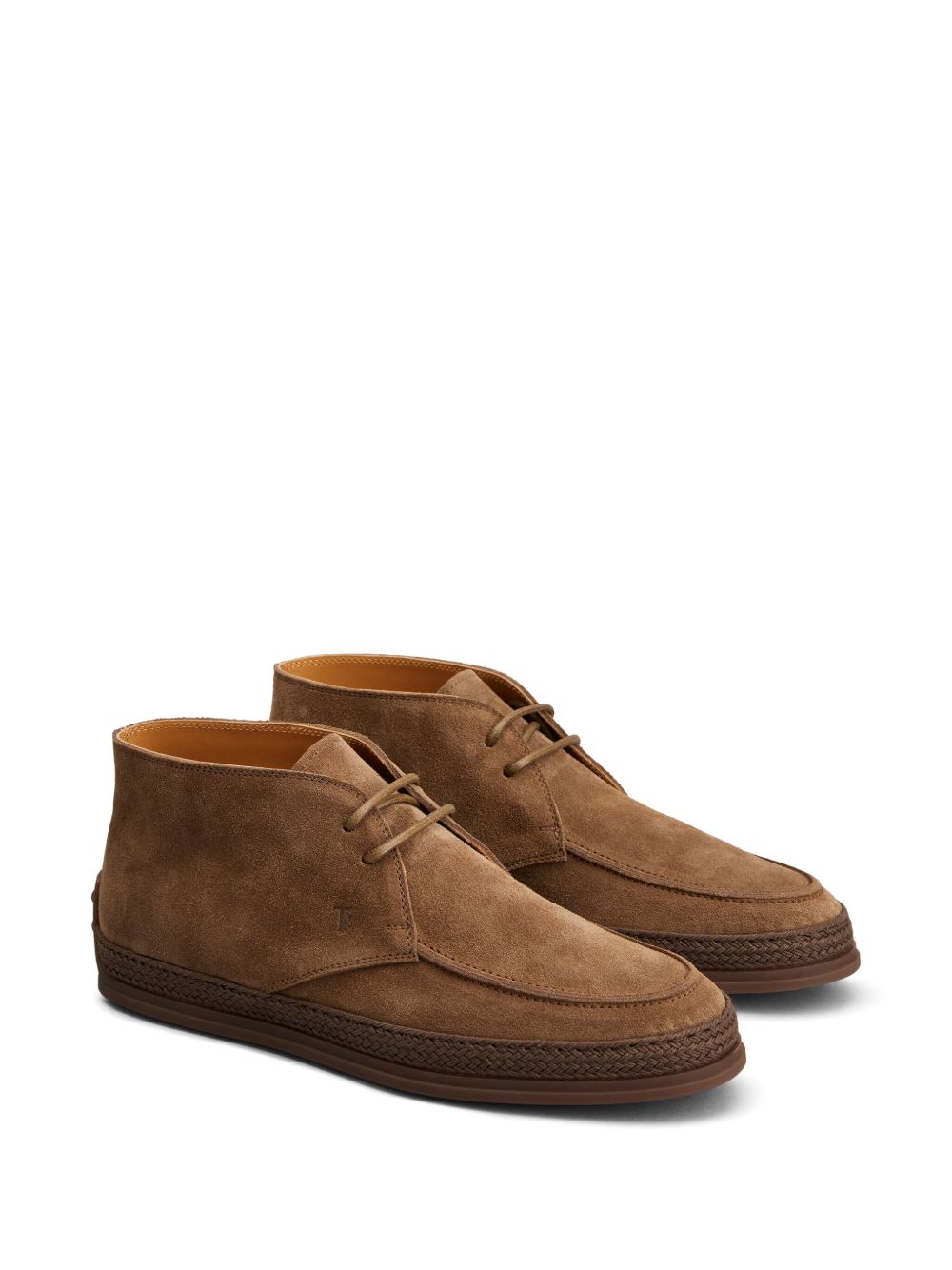 Tod's Desert Boots In Brown Suede