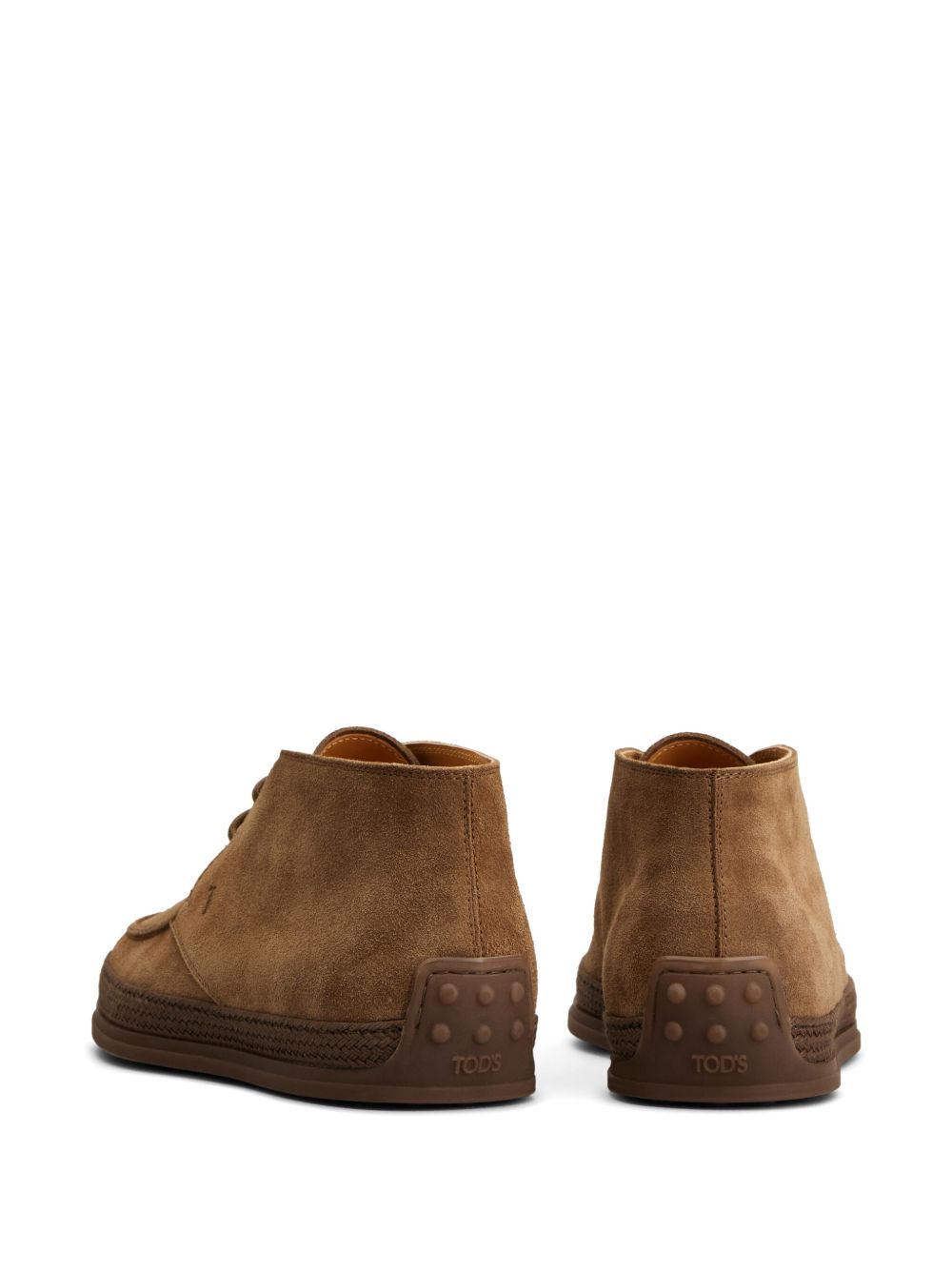 Tod's Desert Boots In Brown Suede