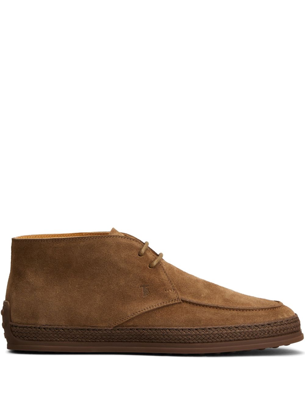 Tod's Desert Boots In Brown Suede