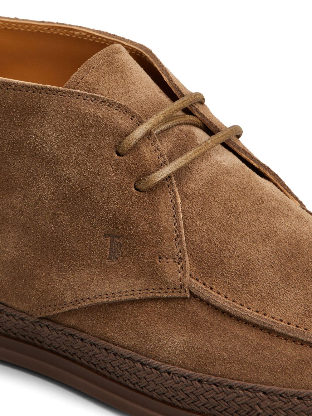 Tod's Desert Boots In Brown Suede