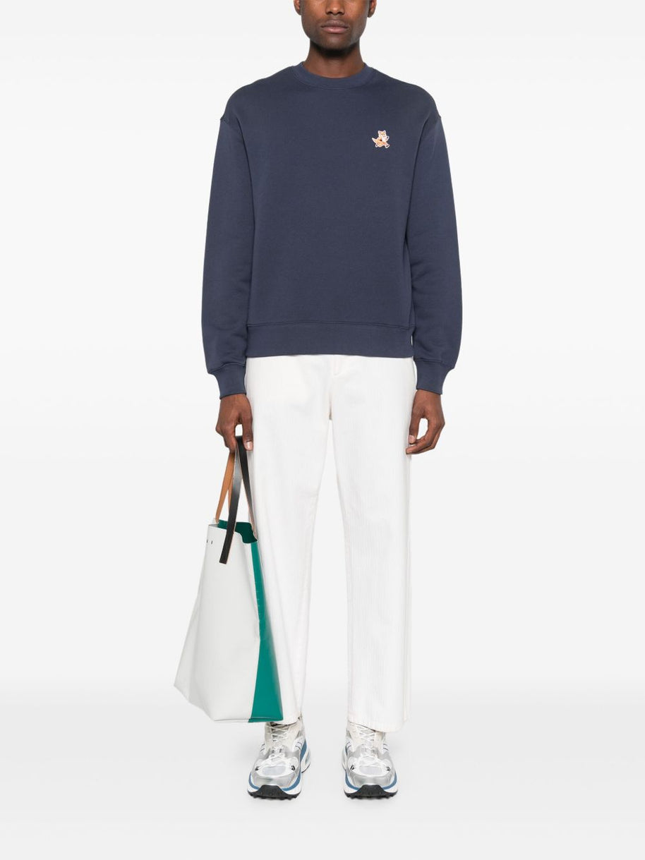 Maison Kitsuné Maison Kitsune Fox-motif Cotton Sweatshirt