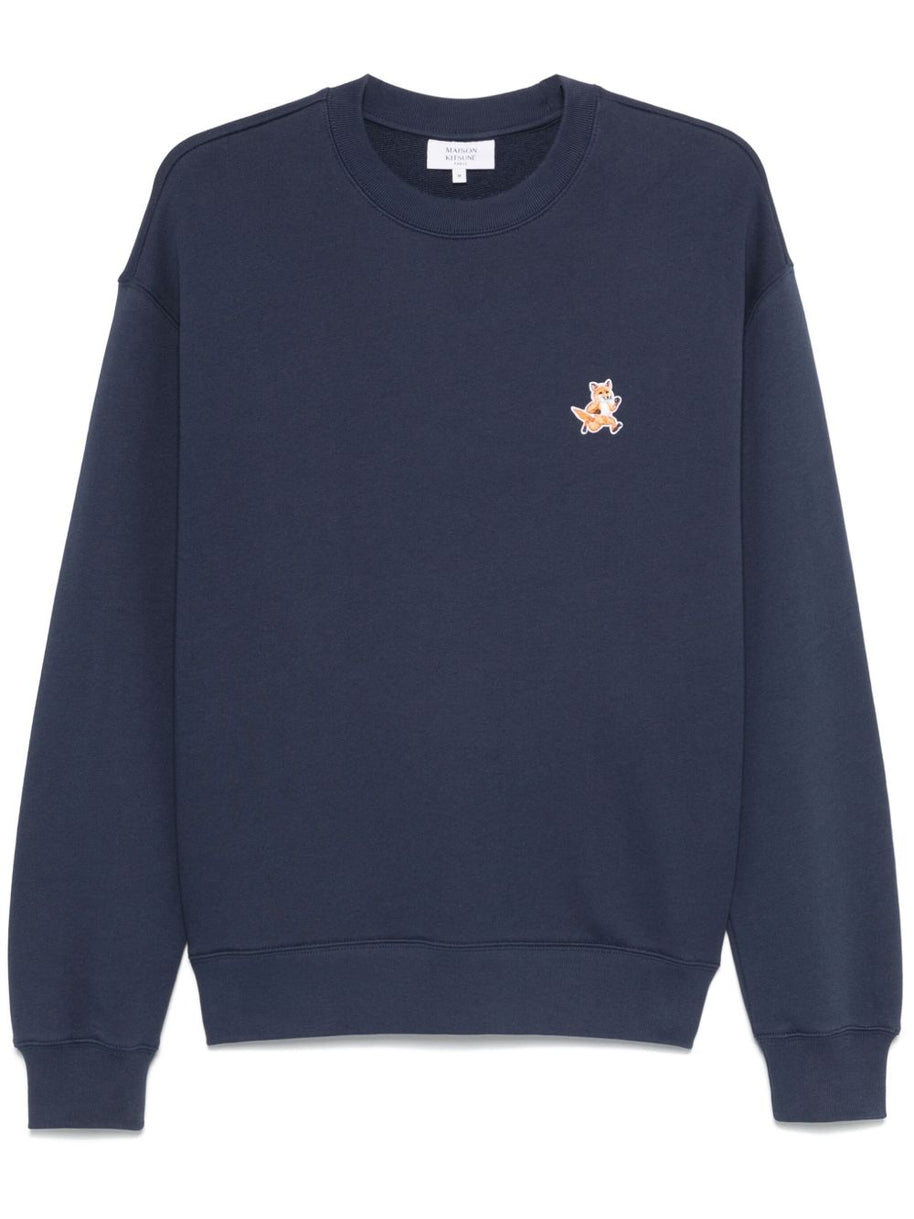 Maison Kitsuné Maison Kitsune Fox-motif Cotton Sweatshirt