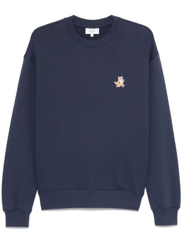Maison Kitsuné Maison Kitsune Fox-motif Cotton Sweatshirt