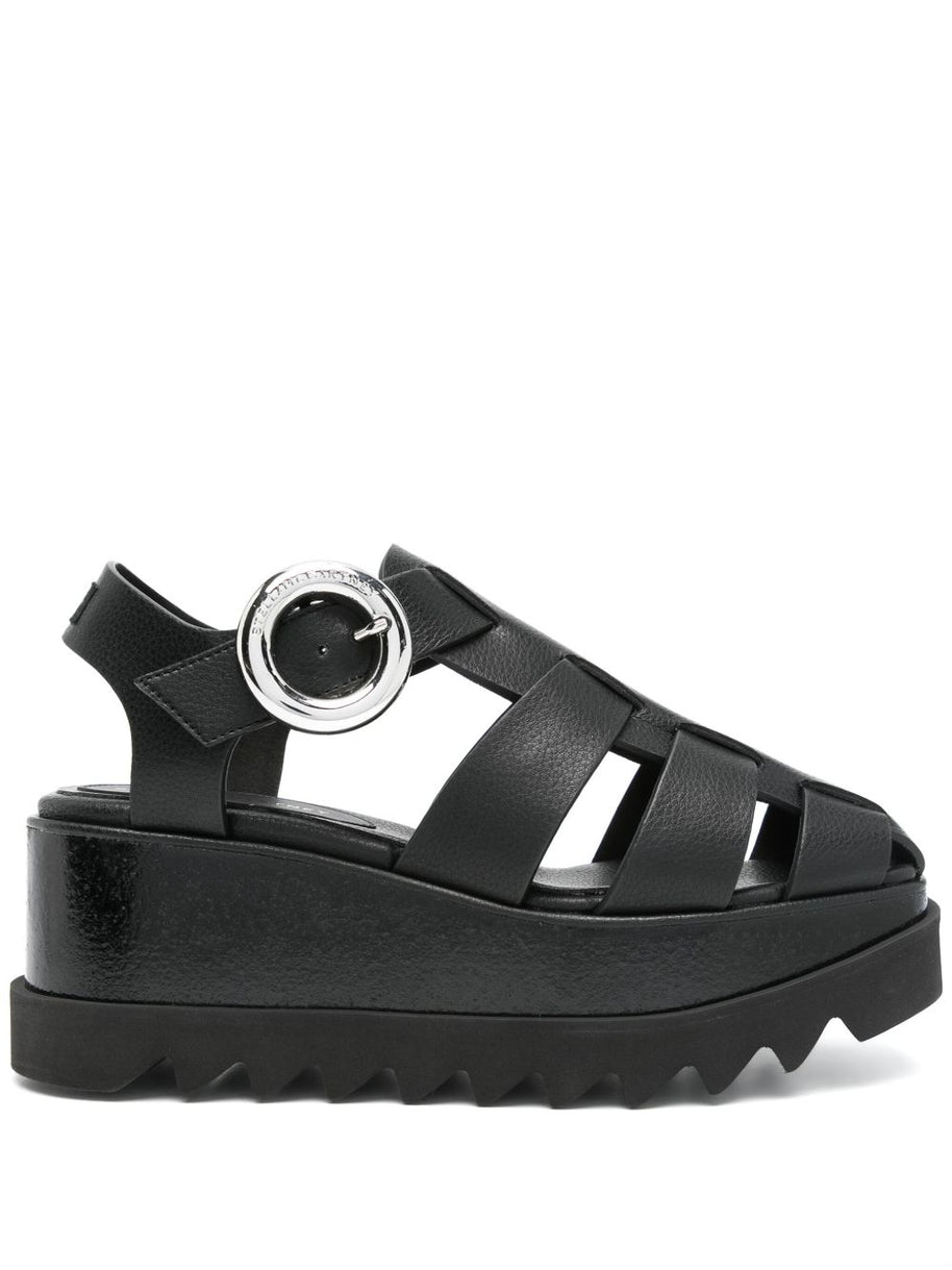 Stella McCartney Elyse Platform Sandals In Black