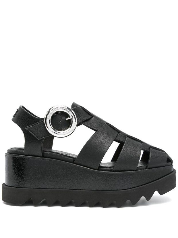 Stella McCartney Elyse Platform Sandals In Black