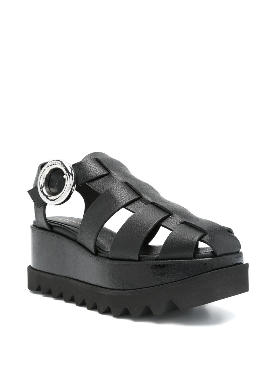 Stella McCartney Elyse Platform Sandals In Black