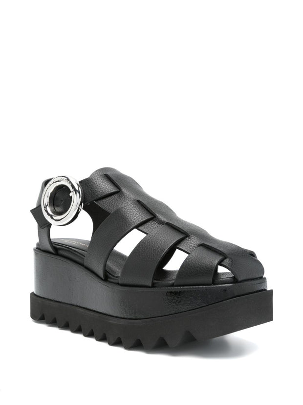 Stella McCartney Elyse Platform Sandals In Black