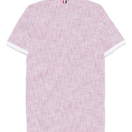 Thom Browne Appliquéd Striped Cotton-blend Tweed Mini Dress