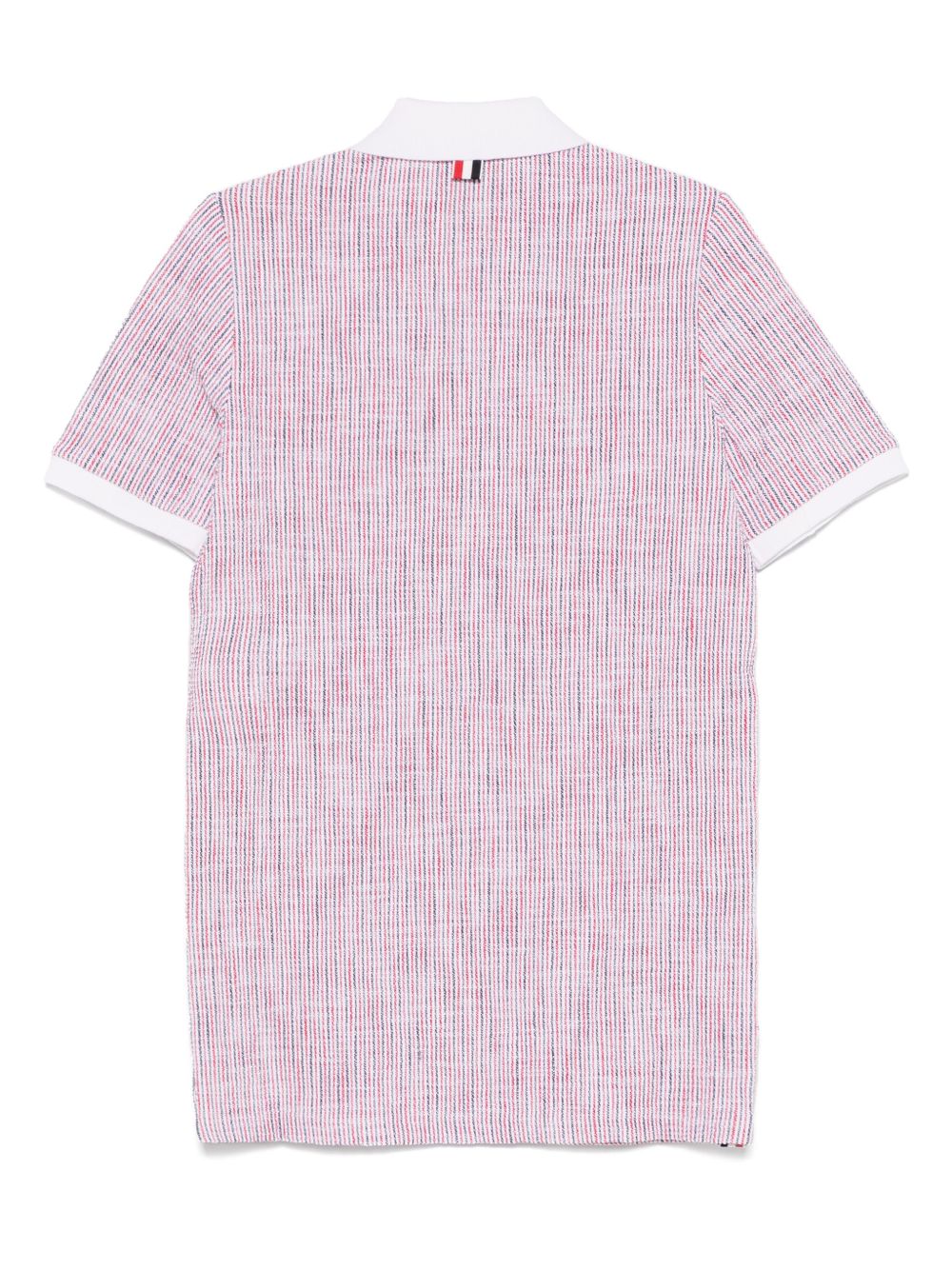 Thom Browne Appliquéd Striped Cotton-blend Tweed Mini Dress