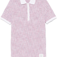 Thom Browne Appliquéd Striped Cotton-blend Tweed Mini Dress