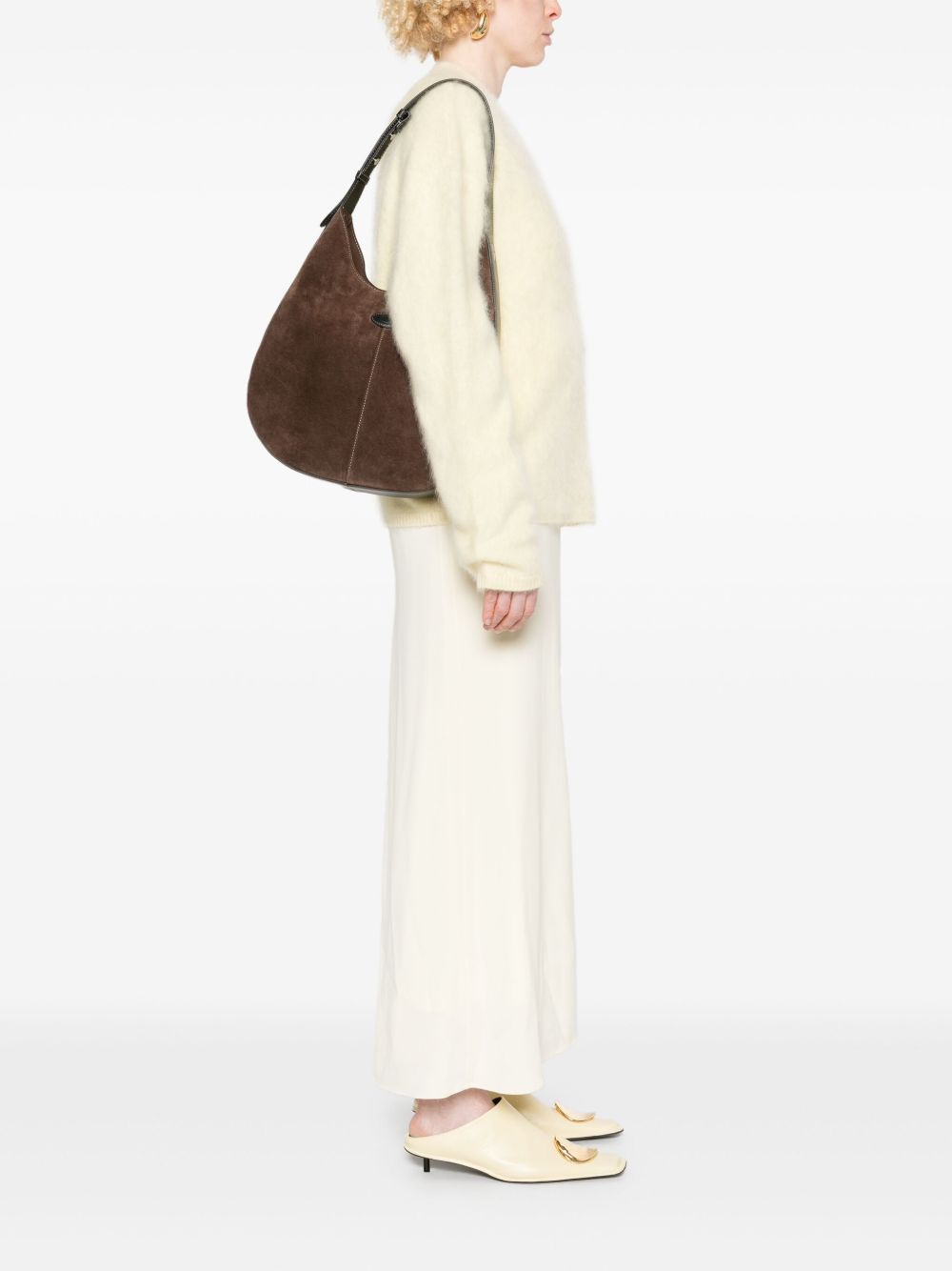 Tod's Small Di Bag Hobo In Suede