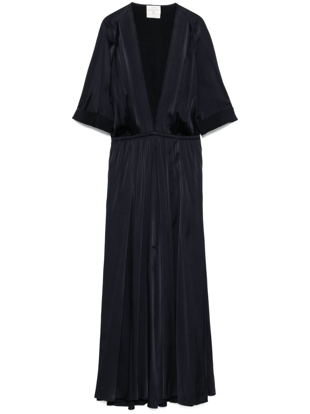 Forte Forte Silk Midi Dress Blue