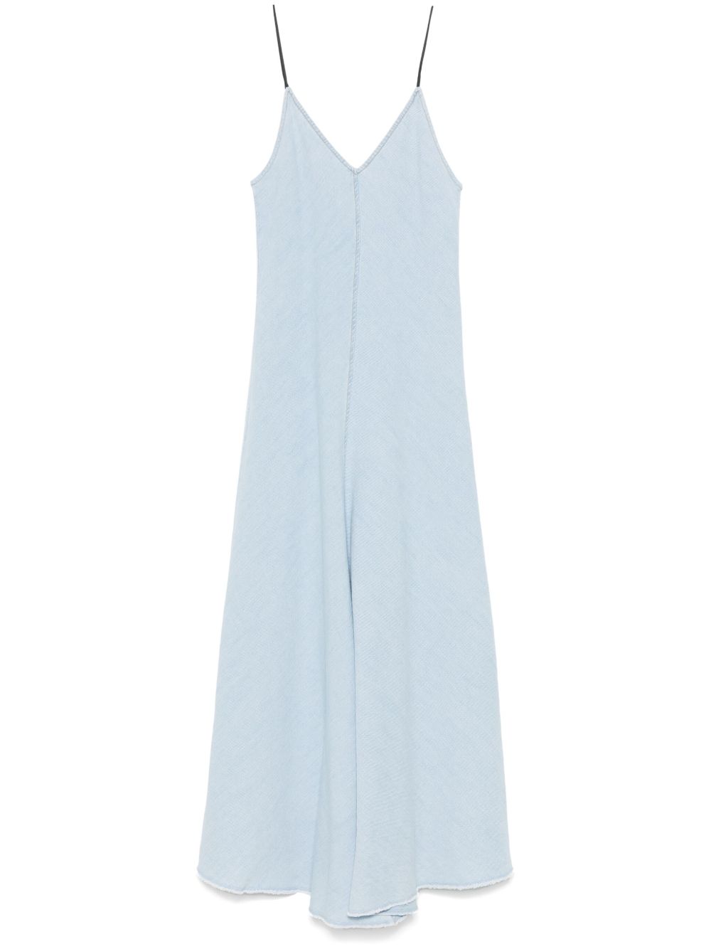 Forte Forte Denim Midi Dress Clear Blue