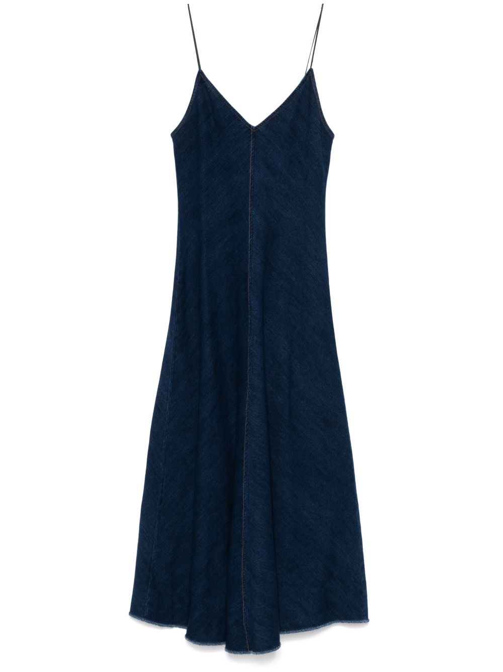 Forte Forte Denim Midi Dress Blue