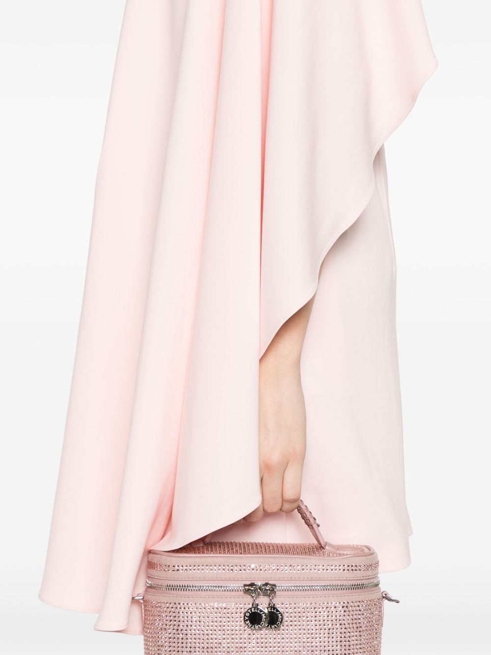 Stella McCartney One Sleeve Mini Dress Powder