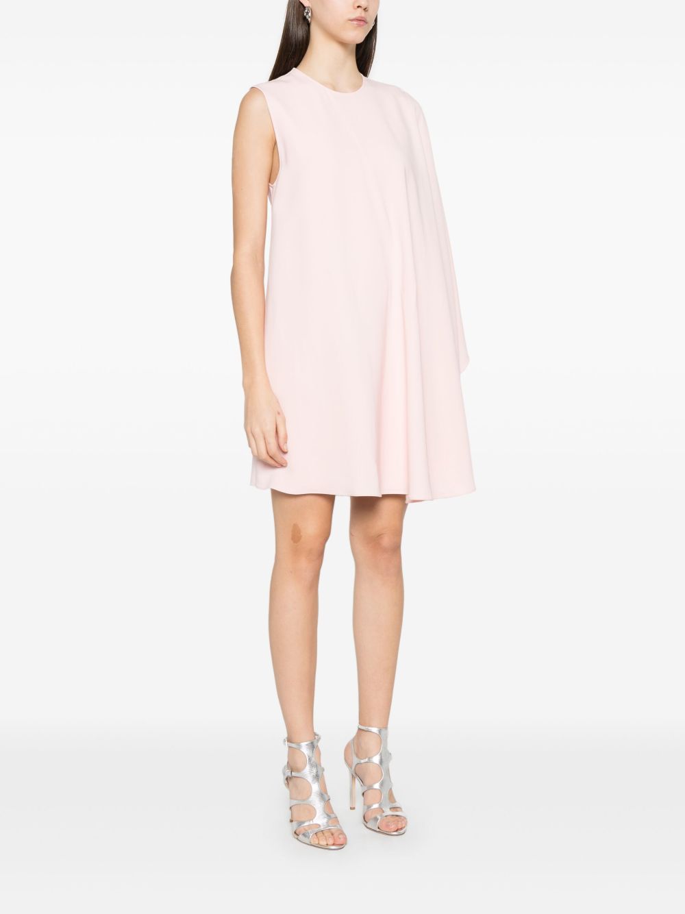 Stella McCartney One Sleeve Mini Dress Powder