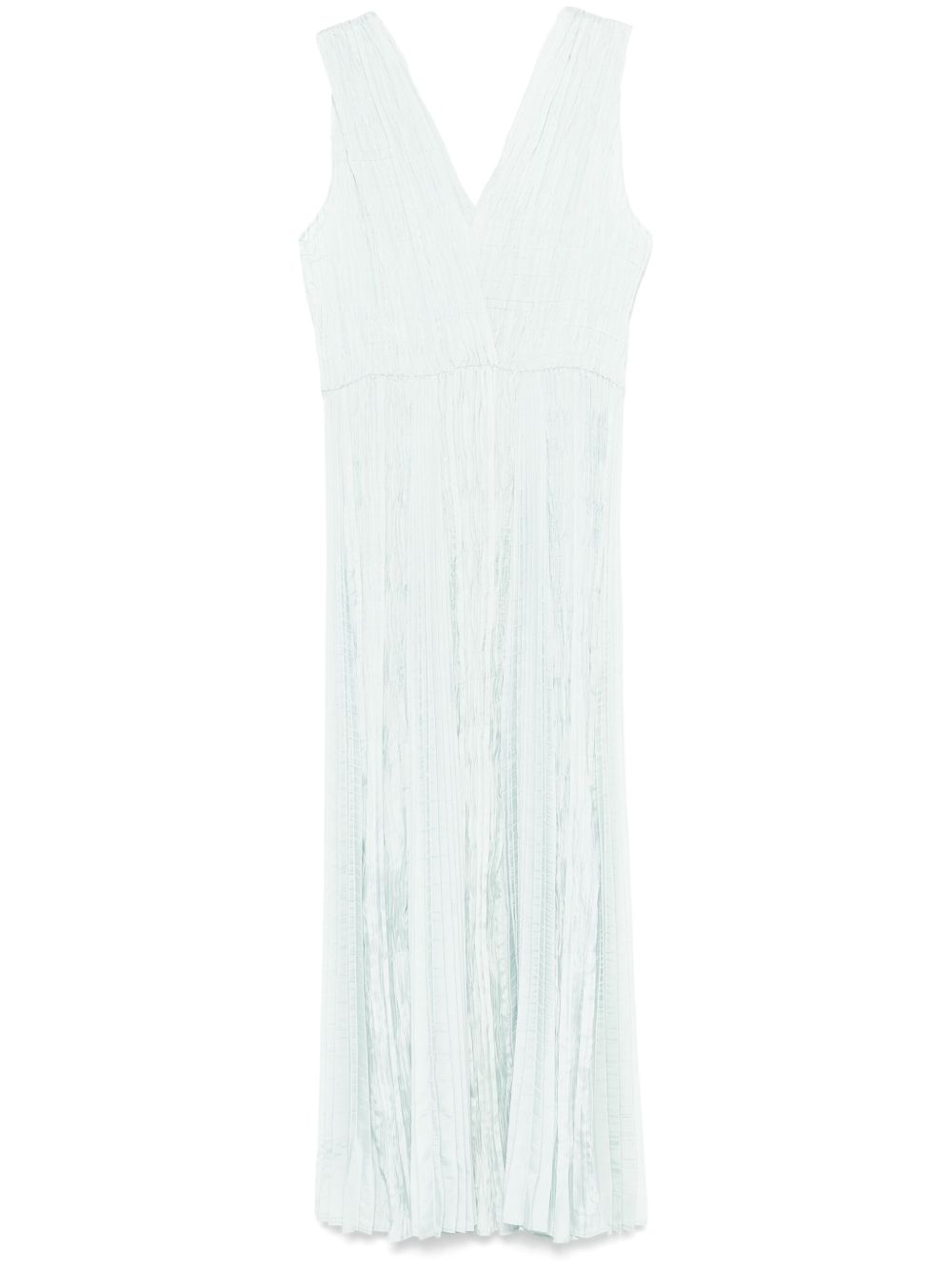 Forte Forte Pleated Midi Dress Clear Blue