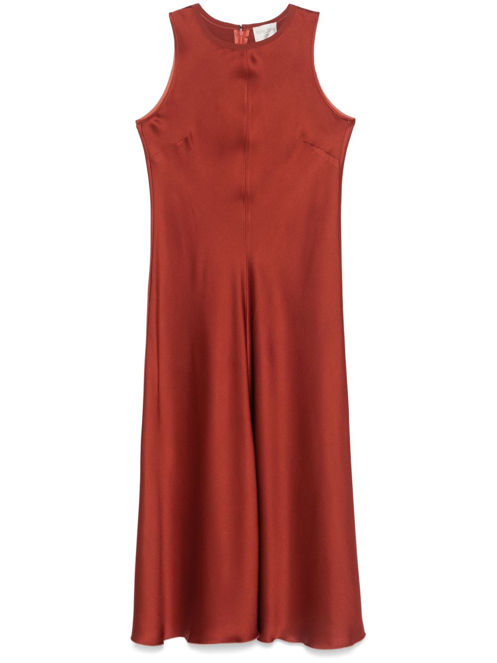 Forte Forte Satin Midi Dress Red