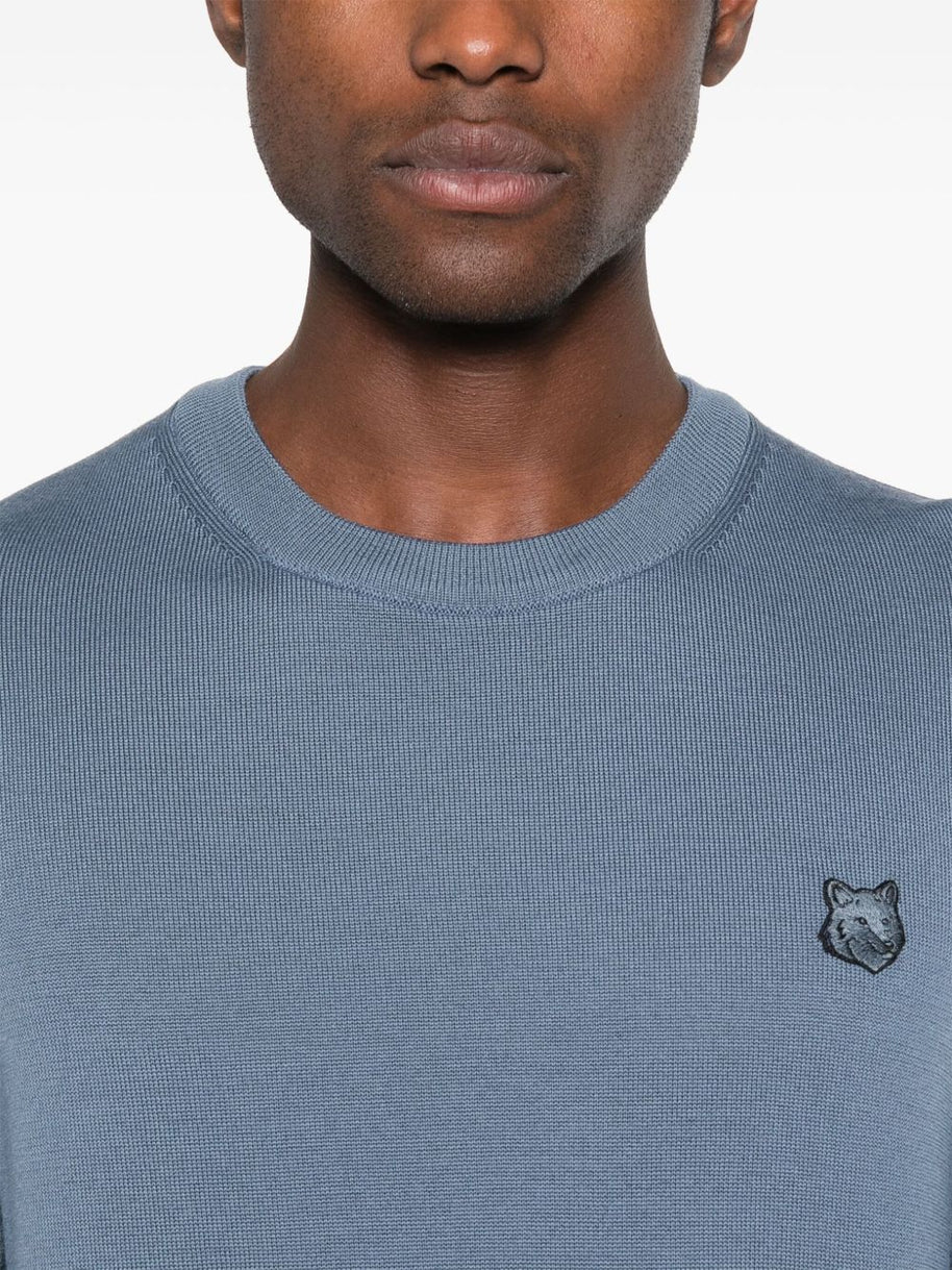 Maison Kitsuné Maison Kitsune Bold Fox Head Applique Sweater