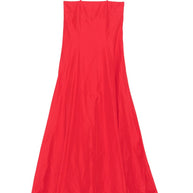 Forte Forte Red Long Dress In Cotton