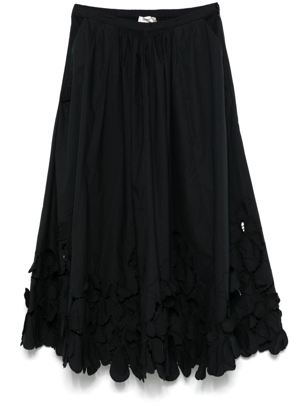 Forte Forte A-line Midi Skirt Black