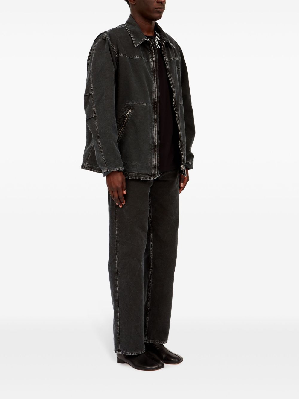 MM6 Maison Margiela Black Denim Jacket