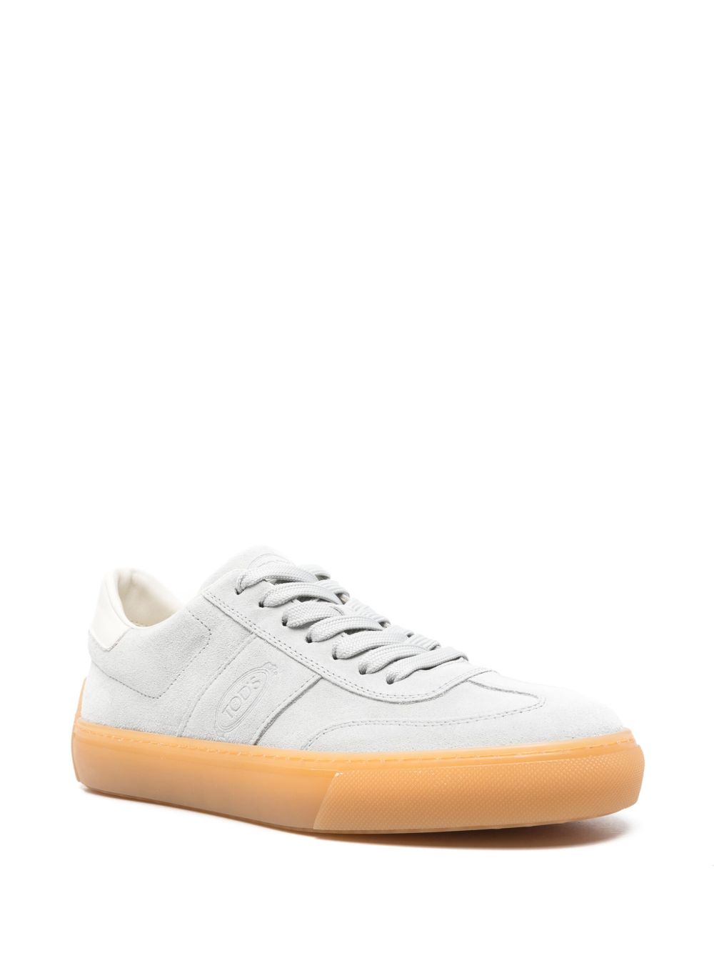 Tod's Suede Sneakers Light Grey