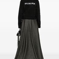 Balenciaga Denim Cotton Jacket - Black