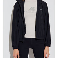 Balenciaga Shrunk Nylon Windbreaker Jacket - Black
