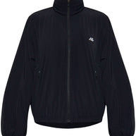 Balenciaga Shrunk Nylon Windbreaker Jacket - Black