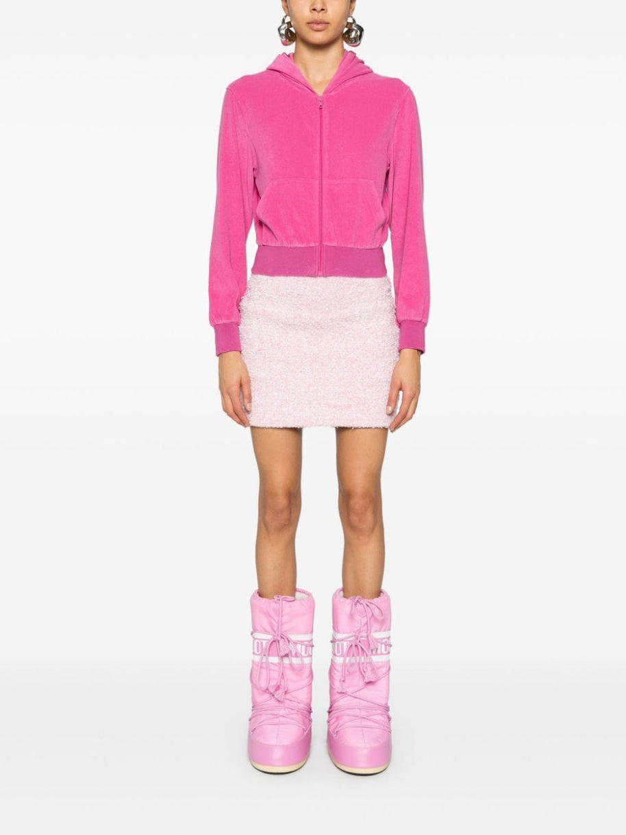 Balenciaga Tweed Mini Skirt - Pink